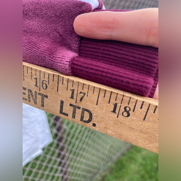 Adidas retro velour track suit striped - Picture 7 of 16